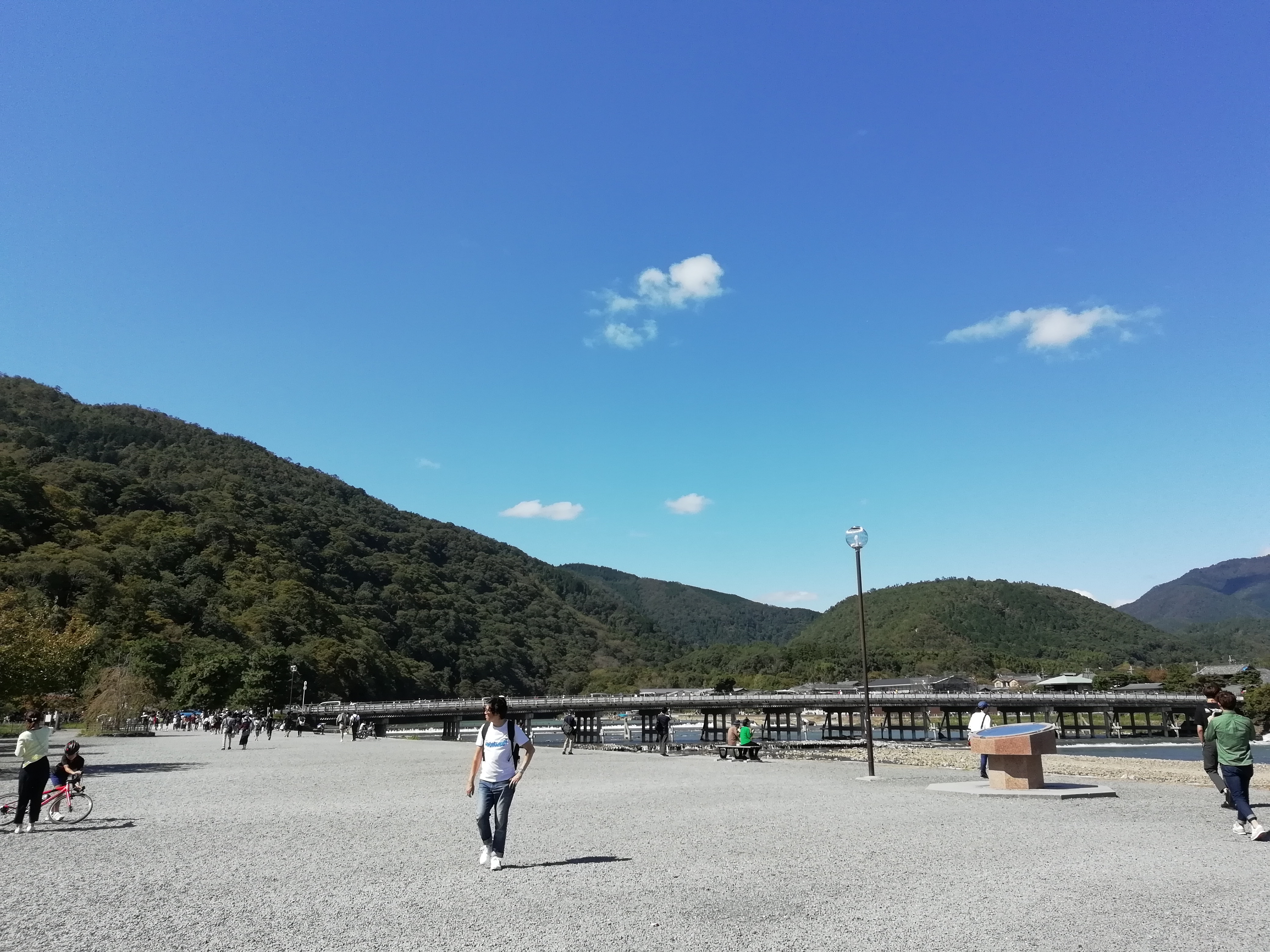 紅葉前の秋京都嵐山へ行ってきました